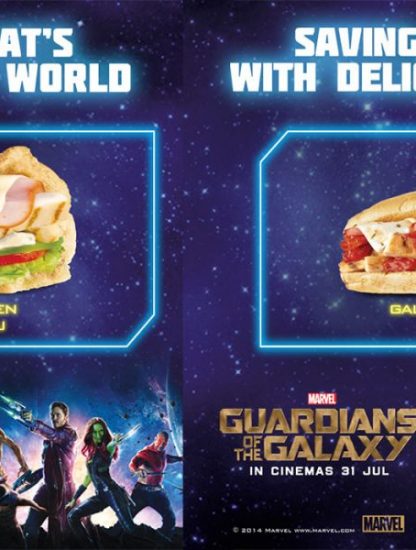 Subway Guardians of the Galaxy Limited Edition Subs