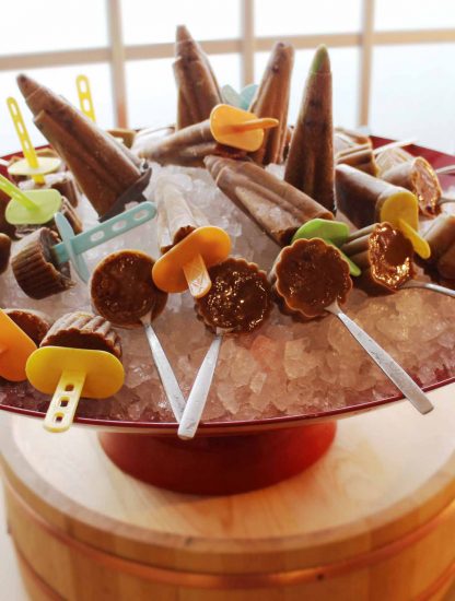 Chendol Coffee Popsicles