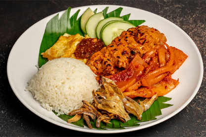 New Ubin Seafood's Nasi Lemak dish