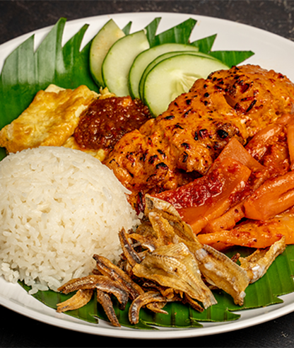 New Ubin Seafood's Nasi Lemak dish