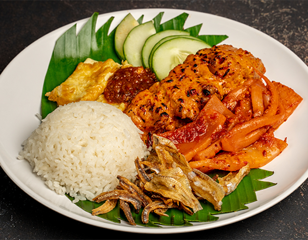 New Ubin Seafood's Nasi Lemak dish