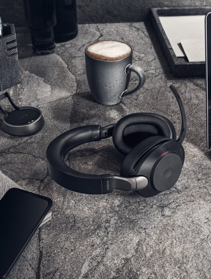 Jabra Evolve2 85 Black Office Contextual