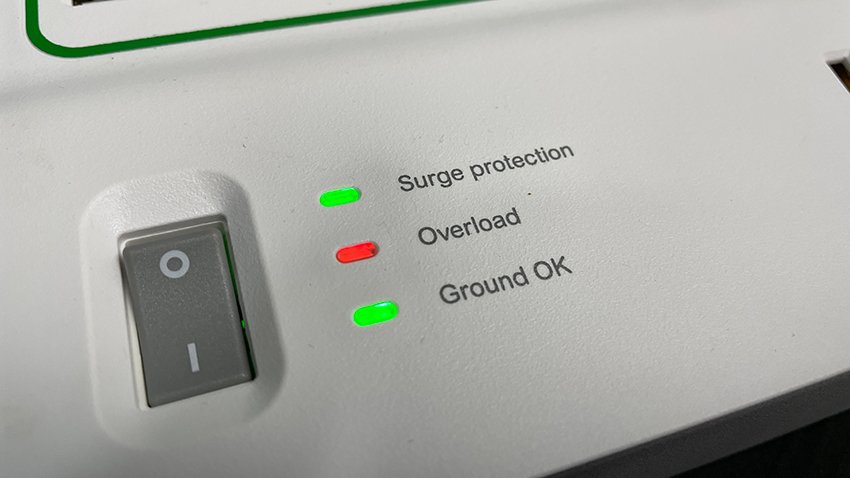 APC SurgeArrest PM6 Power Strip overload