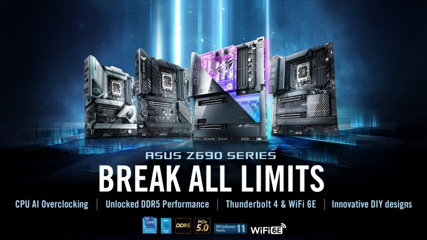 ASUS Announces Z690 Series Motherboards